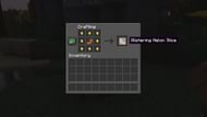 Crafting recipe for glistering melon slices (Image via Minecraft)